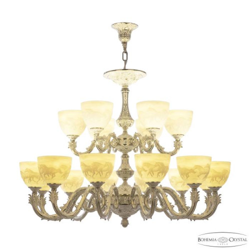 Подвесная люстра Bohemia Florence 71101/12+6/300 NW P1 U Horse