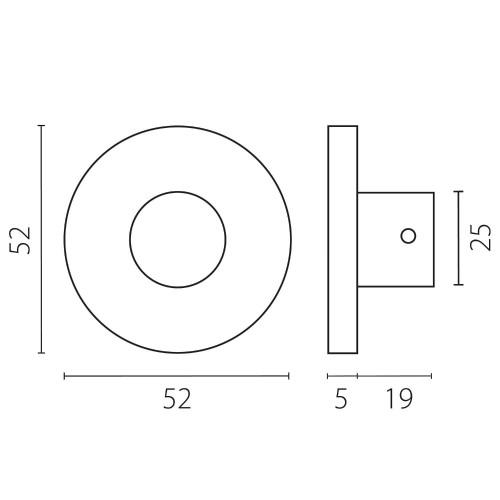 Пятка крепежа 5064х7 LINEA тип D Lightstar Linea 506487