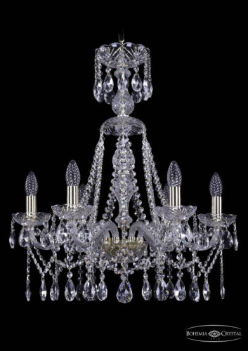 Подвесная хрустальная люстра 1413 Bohemia 1413/6/200/XL-66 G