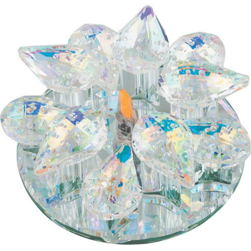 Встраиваемый светильник Fametto Fiore DLS-F129 G4 GLASSY/RAINBOW