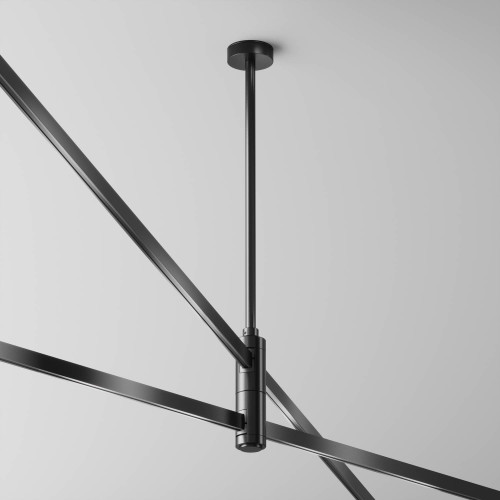 Крепление потолочное Medium двойное 300мм Flarity Maytoni Accessories for tracks Flarity TRA158C-D1-B