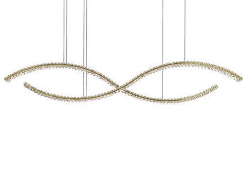 Светильник подвесной Newport Crystal 8242N/160 gold