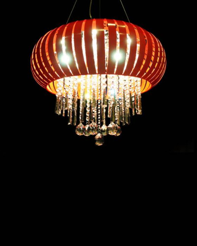 Подвесная хрустальная люстра Armada Lumina Deco LDP 878 RD