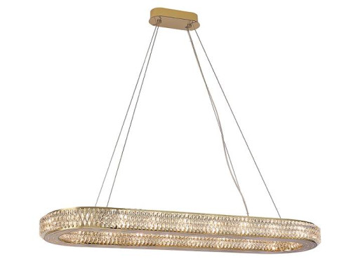 Подвесная люстра Newport Melody 8560/100 C oval gold polished