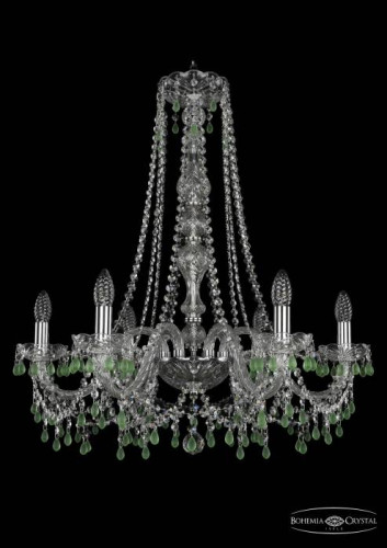 Подвесная хрустальная люстра 1410 Bohemia 1410/6/240/h-74 Ni V5001