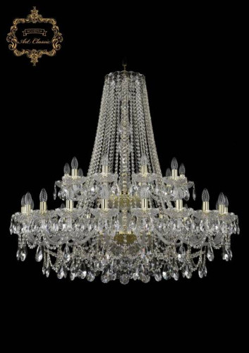Подвесная хрустальная люстра 11.25 Art Classic 11.25.20+10.400.2d.Gd.Sp