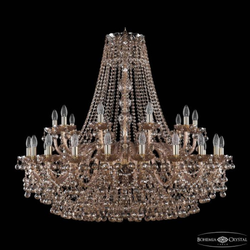 Подвесная хрустальная люстра 1409 Bohemia 1409/20+10/400 G M721