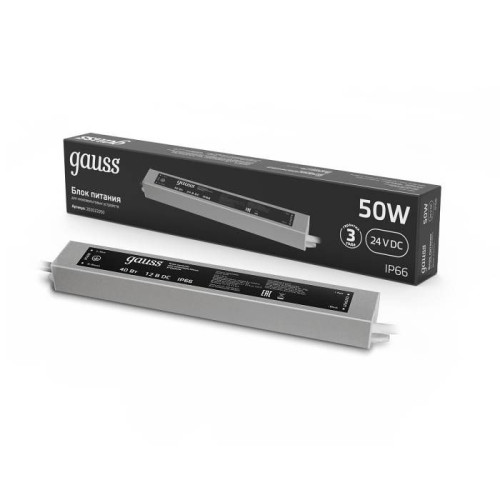 Драйвер для LED ленты Gauss Блок питания 202022050