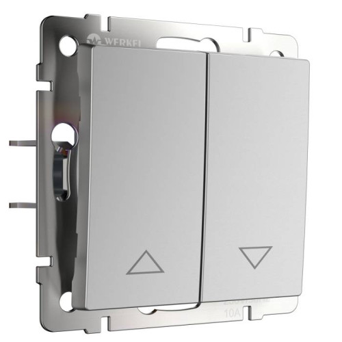 Выключатель Werkel W1124506/ Выключатель жалюзи (серебряный)