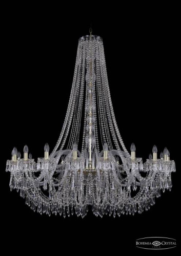 Подвесная хрустальная люстра 1403 Bohemia 1403/20/530/h-160 G