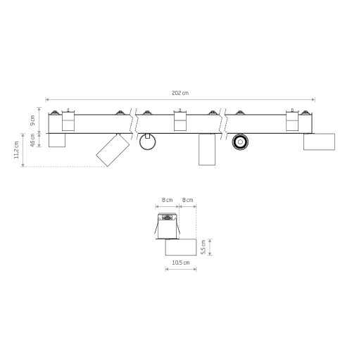 Встраиваемый светильник Nowodvorski Mono 10463