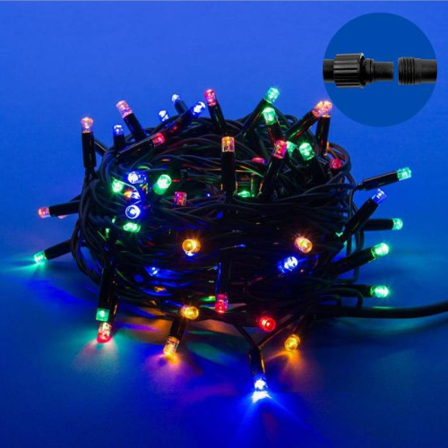 Гирлянда светодиодная с эффектом мерцания, 10м Uniel ULD-S1000-120/TBK MULTI IP67