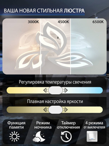 Потолочная люстра Natali Kovaltseva LED LAMPS 81426