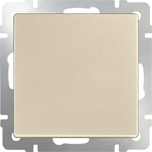 Выключатель Werkel W1110011/ Выключатель одноклавишный (шампань)
