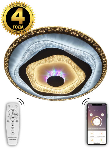 Потолочная светодиодная люстра LED Natali Kovaltseva 81040/6C