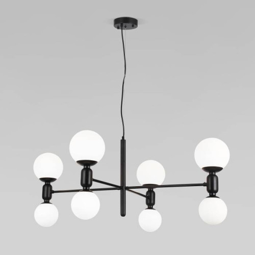 Подвесная люстра Eurosvet Bubble 30182/8 черный Smart