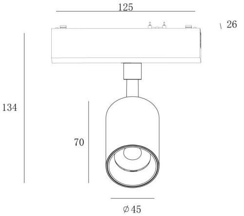 Трековый светильник SWG PRO SLIM SL-SLIM-SPBL-10-CCT