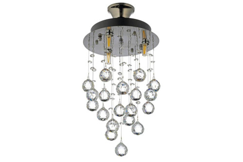 Потолочная хрустальная люстра Arti Lampadari Flusso Flusso H 1.4.25.615 N