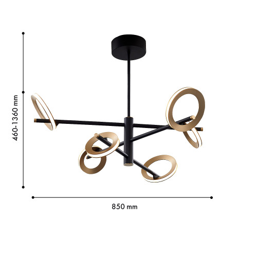 Потолочная люстра Favourite Jongleur 4322-6P