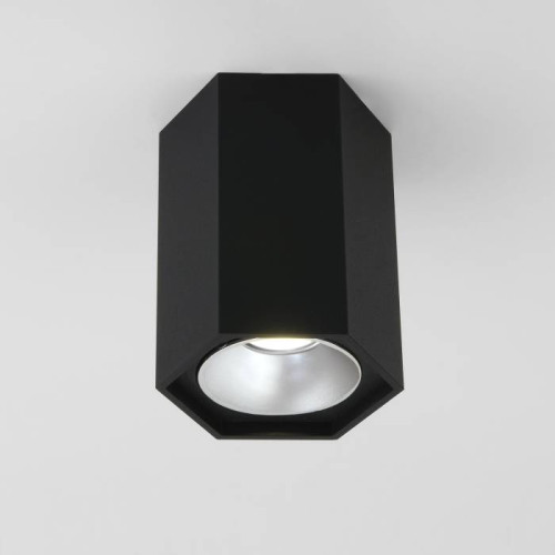 Накладной светильник Elektrostandard 25036/LED 25036/LED 7W 4200K черный матовый/серебро