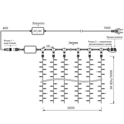 Гирлянда Arlight 026060