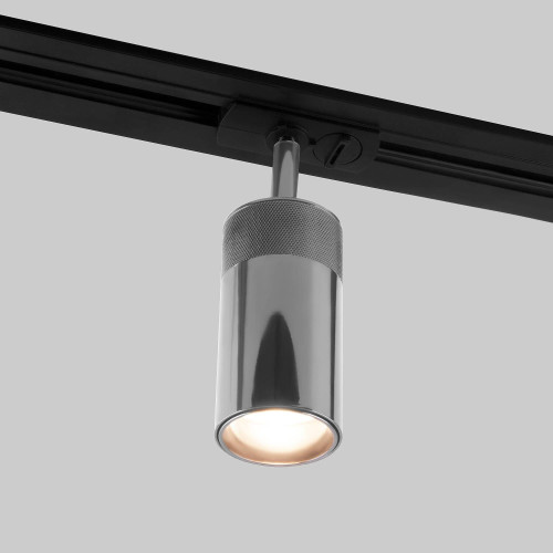 Трековый светильник Elektrostandard Riffe Riffe никель 9W 4200K (85512/01) однофазный