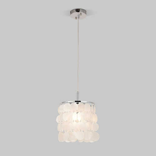 Светильник подвесной Eurosvet Sandra 60185/1 хром/перламутр