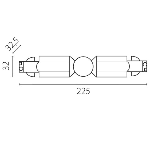 Коннектор для шинопровода Lightstar Quattro 504157-FRPI