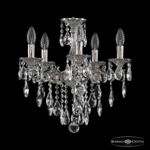 Подвесная хрустальная люстра 7202 Bohemia 72102/5/125 B Ni