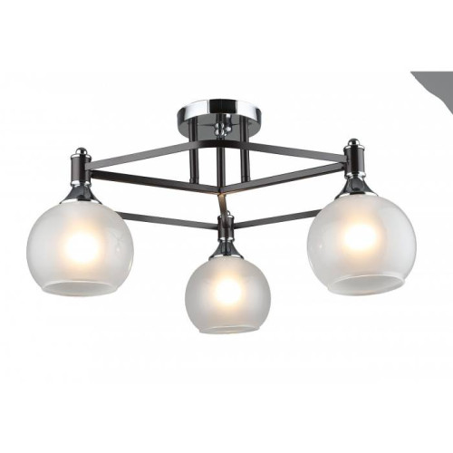 Люстра потолочная 3*Е27 MD.4214-3-S-COFFEE+CH