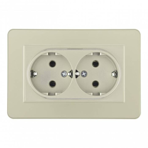 Розетка Arte Milano Set16-2 SET16-double-40-2 shampan