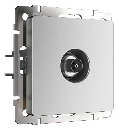 Розетка Werkel W1183065/ ТВ-розетка оконечная (серебряный матовый)