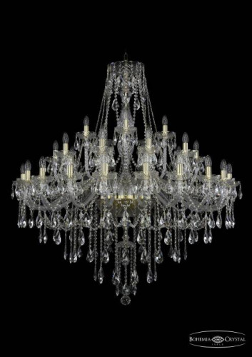 Подвесная хрустальная люстра 1415 Bohemia 1415/20+10+5/460 G