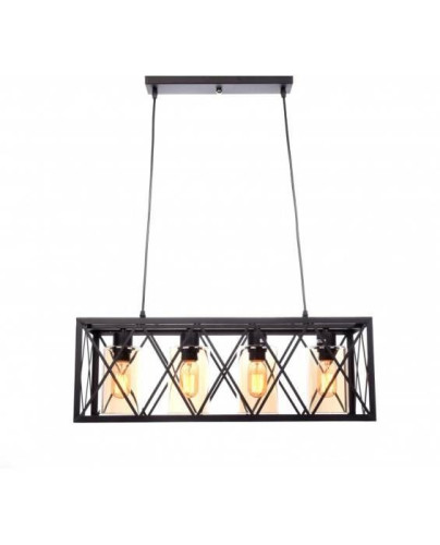 Подвесная люстра Lumina Deco Nortis LDP 11535-4 BK