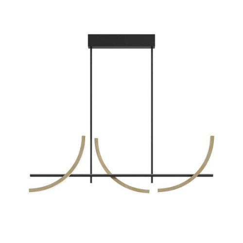 Люстра на штанге Maytoni Wabi MOD428PL-L20BK