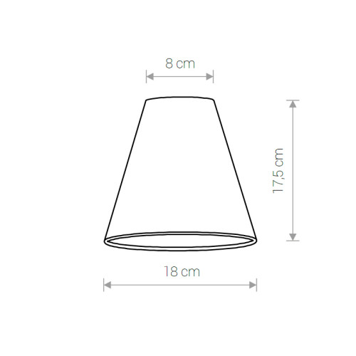 Абажур Nowodvorski Cameleon Cone S 8502