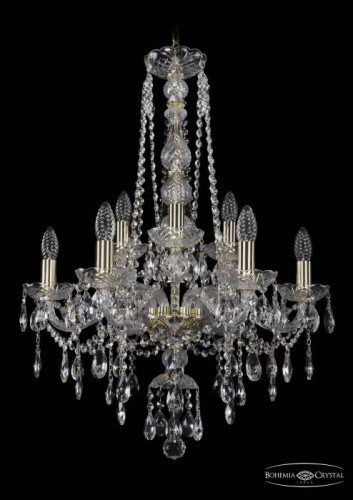 Подвесная хрустальная люстра 1415 Bohemia 1415/6+3/200/h-77 G