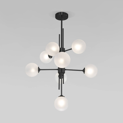 Потолочная люстра Eurosvet Volver 50383 черный Smart