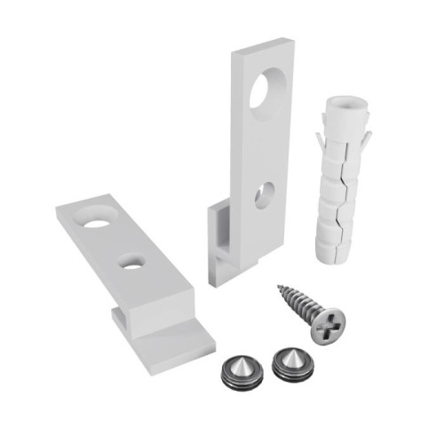 Комплект креплений для радиусного профиля со свеченим вверх/вниз 2шт. Maytoni Заглушки и крепления для профиля ALM-3535R-2MT