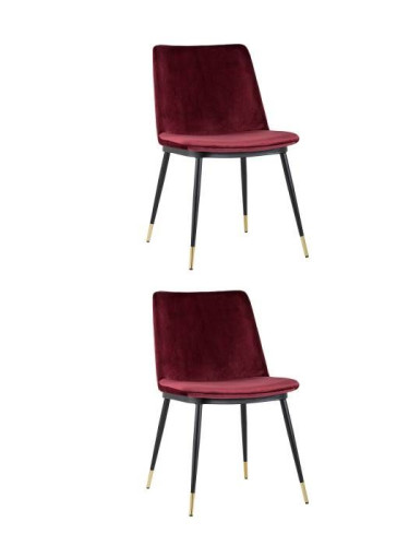 Комплект стульев Stool Group Мелисса FDC8028 RED FUT-66 X2
