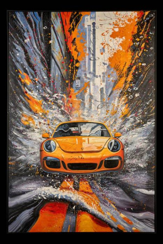 Картина настенная Teona Decor Porsche TD136