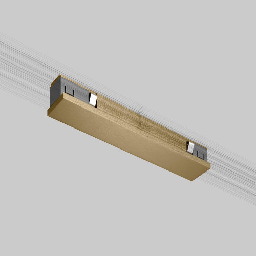 Коннектор для шинопровода Elektrostandard Line Magnetic Brass Line Прямой коннектор (латунь) 85008/00