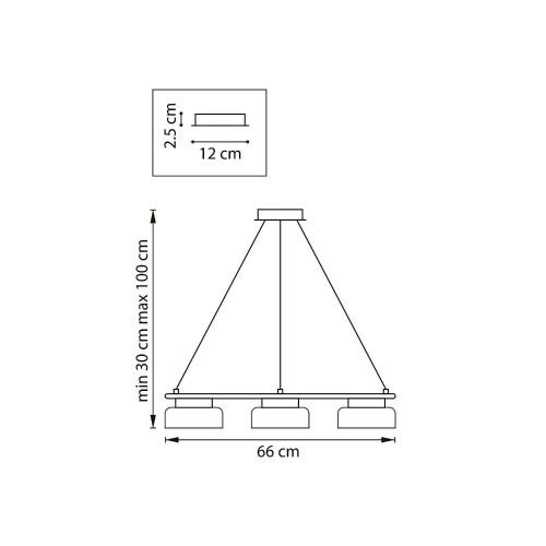 Подвесная люстра Lightstar Fico II 740167