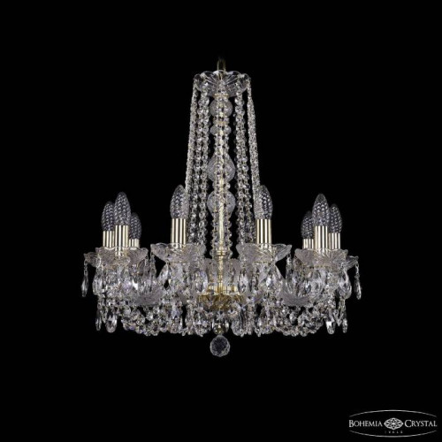 Подвесная хрустальная люстра 1402 Bohemia 1402/10/195/h-58 G