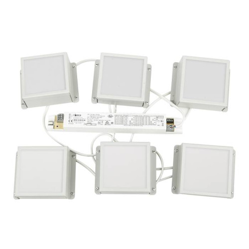 Встраиваемый светильник Uniel Grilyato mini ULP-0808 42W/4000К IP40 GRILYATO WHITE KIT06
