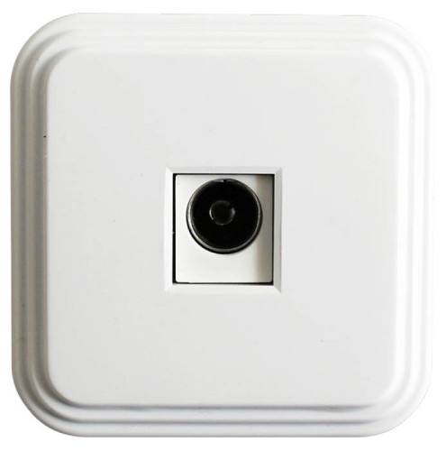 Розетка телевизионная 1-местная Stekker Брест 39705