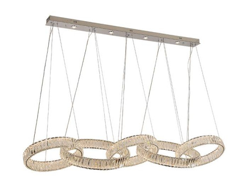 Подвесная люстра Newport Crystal 8245N/S chrome