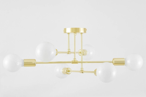 Потолочная люстра Lumina Deco Nova TC 2010-6 GD