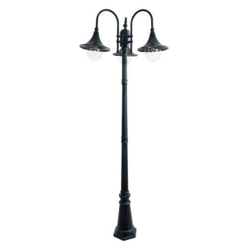 Столб фонарный уличный Arte Lamp MALAGA A1086PA-3BG