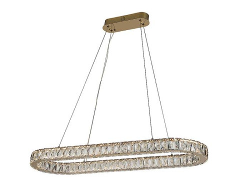 Подвесная люстра Newport Krista 8580/90 C oval gold